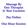 2-Hand Therapeutic Massage (1 Therapist ONLY) 1 HOUR
